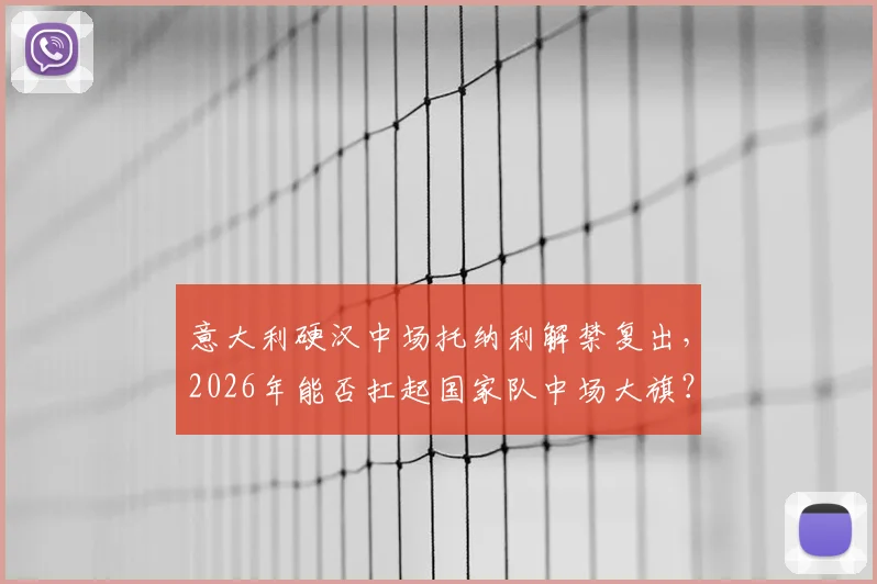 意大利硬汉中场托纳利解禁复出，2026年能否扛起国家队中场大旗？深度分析其战术价值与影响